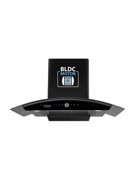 Hindware Smart Appliances Nadia BLDC 90 IN 1600 CMH 90 cm Auto Clean Chimney