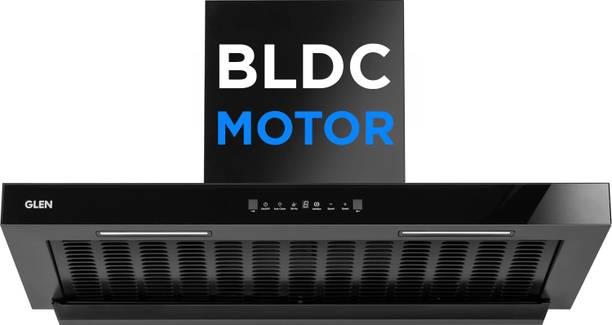 Glen Pace BLDC 90cm 1400 Cmh 90 cm BLDC Motor |Intelli-clean | Touch & Gesture Control| Powerful Suction| Low Noise Auto Clean Chimney