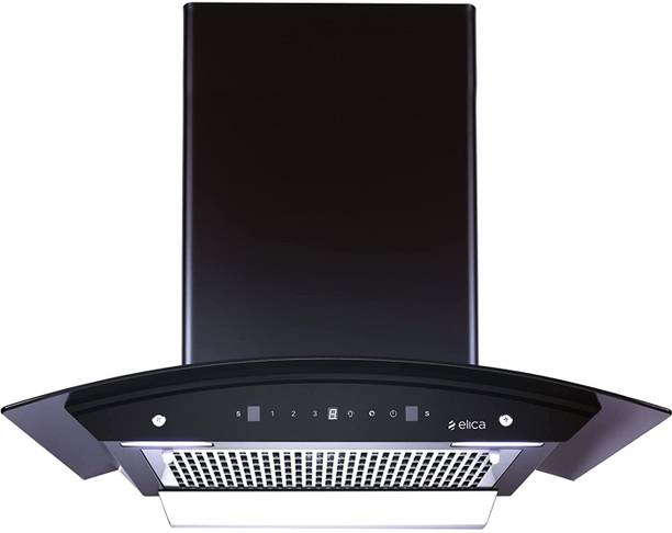 Elica WDFL 606 HAC LTW MS NERO Auto Clean Wall Mounted Chimney