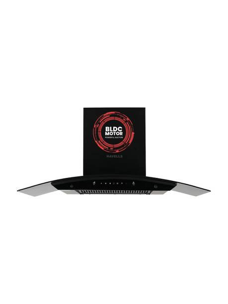 HAVELLS Polaris lite 90, Curved Shape 90 cm, BLDC, Autoclean Chimney 1500 CMH 90 cm Auto Clean Chimney