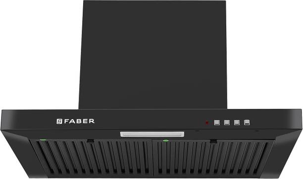 FABER HOOD MARS PB BF BK 60 Wall Mounted Black 1000 CMH Chimney
