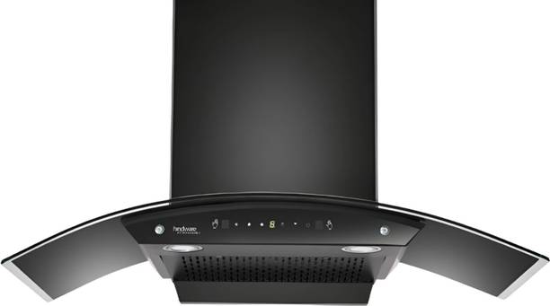 Hindware DIVINA 90 | Filter-Less | Powerful Suction | 3 Speed Gesture Control | 1200 CMH 90 cm Auto Clean Chimney