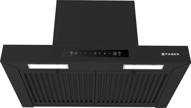 FABER HOOD MARS TC BF BK IN 60 - T Wall Mounted Black 1000 CMH Chimney