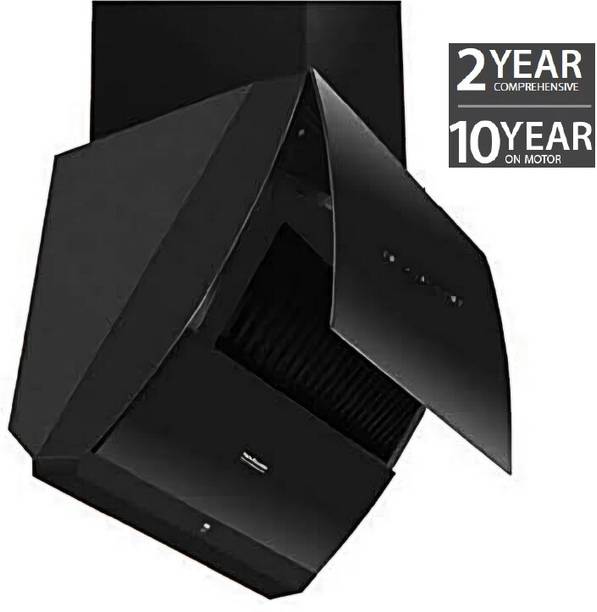 Hindware LETIZIA 90CM 1450 CMH ( YEAR 2023 ) WITH MOTION SENSOR 1450 CMH 90 cm Auto Clean Chimney