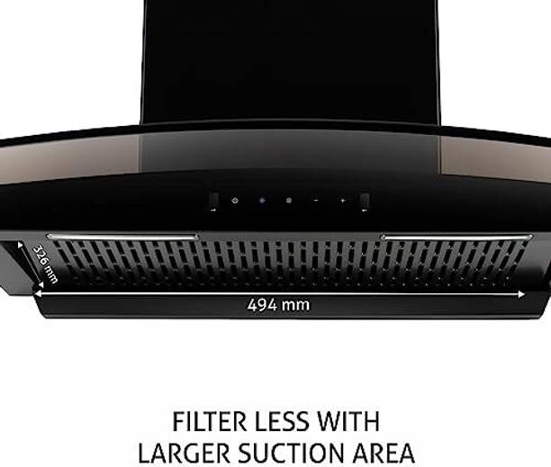 Glen 6071 Curved Glass Chimney with Inverter Technology, BLDC Motor ...