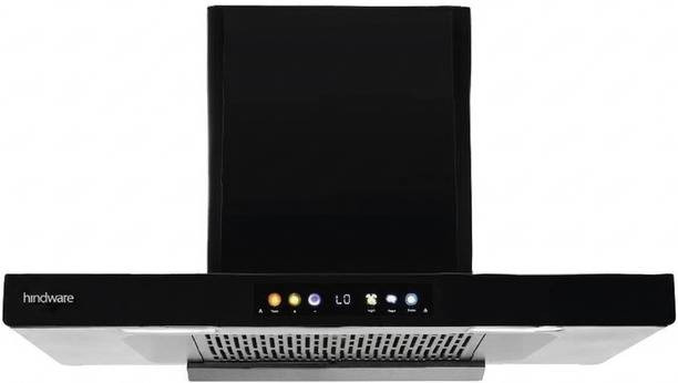Hindware ENRICA BLDC 75CM 1600CMH; ENERGY EFFICENT MOTOR WITH MOTION SENSOR 1600 CMH 75 cm Auto Clean Chimney