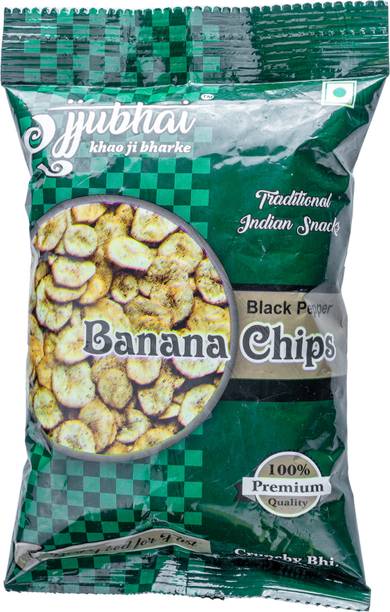 GUJJUBHAI Banana Chips: Crispy and Delicious Snack Made from Ripe Bananas Chips