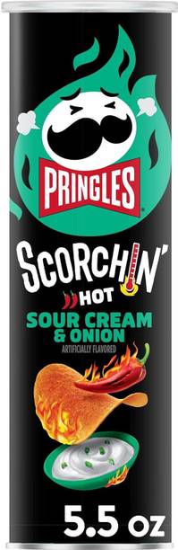 Pringles Scorchin' Hot Sour Cream & Onion Flavored (SPECIAL EDITION) (IMPORTED FROM USA) Chips