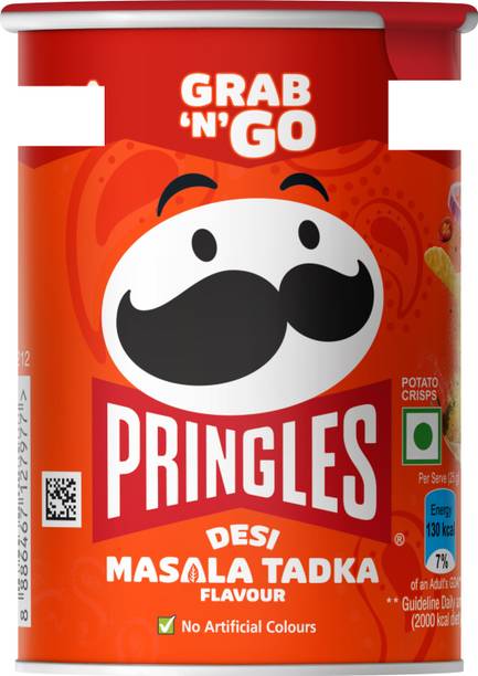Pringles Kellogg's Potato Chips Desi Masala Tadka Flavour, Chips