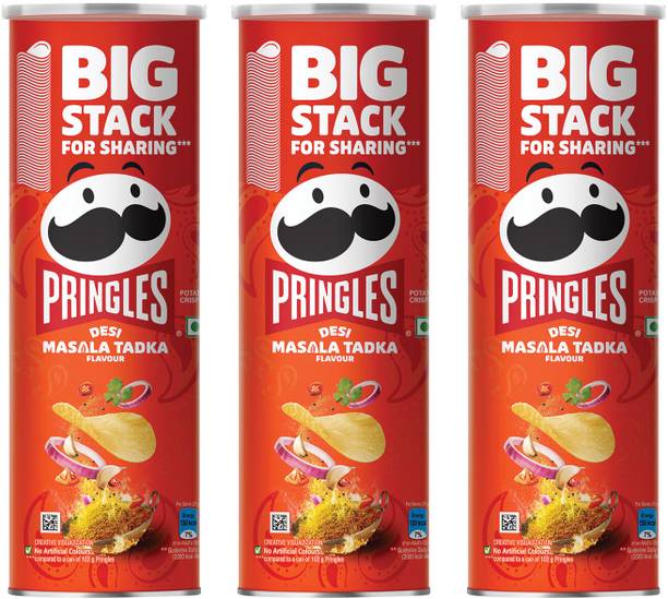 Pringles Potato Chips Desi Masala Tadka Flavour Chips