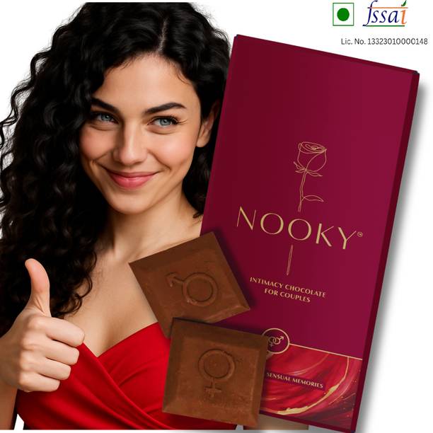 Nooky Mood-Uplifting Dark Chocolate for Couples 1pcs Bars