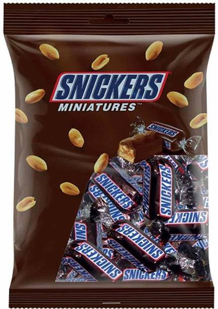 SNICKERS Miniatures Milk Chocolate With Soft Nougat and Caramel Centre (IMPORTED) Bites