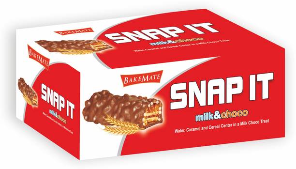 बेकमेट Snap It Milk & Choco Caramel and Cereal Center in a Milk Choco Treat