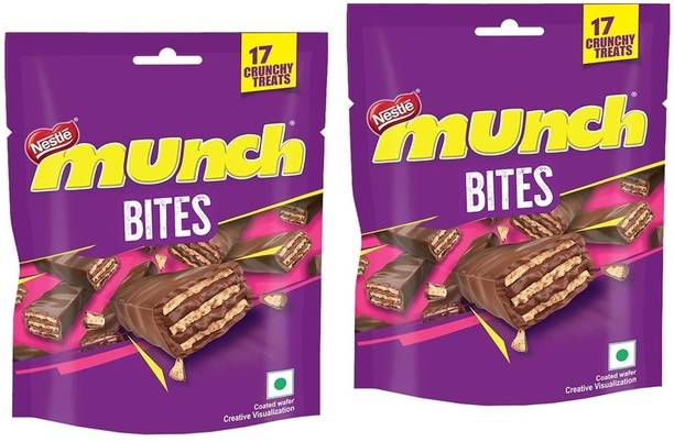 NESTLE MUNCH CRUNCHY CHOCOLATE WITH CRUNCHY TASTE WAFER Bars