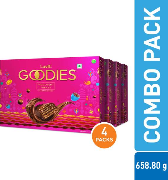 LuvIt Goodies Chocolates Treat Gift Pack | For Birthday, Rakhi, Diwali Occasions | Truffles