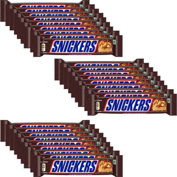 SNICKERS Peanut Filled Chocolate, Loaded with Nougat & Caramel Bars