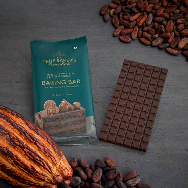 Smoor Premium Dark Couverture Chocolate Baking Bar | 55% Cocoa Bars