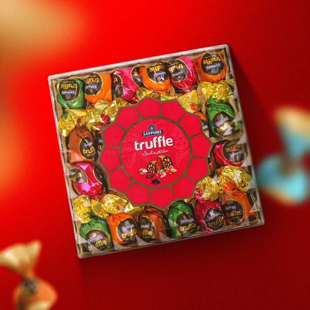 Sapphire Chocolate Truffle Selection Infused with Crunchy Nuts T24 Truffles