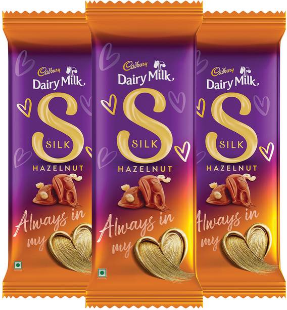 Cadbury Dairy Milk Silk Hazelnut Chocolate Bars