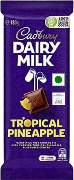 Cadbury Dairy Milk Tropical Pineapple 180g Bars