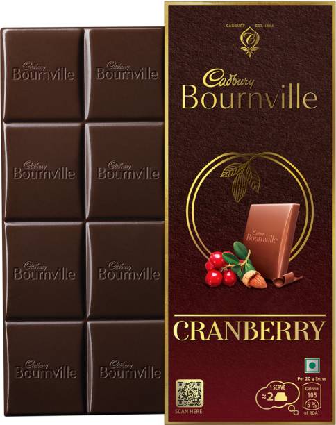 Cadbury Bournville Cranberry Dark Chocolate Bars