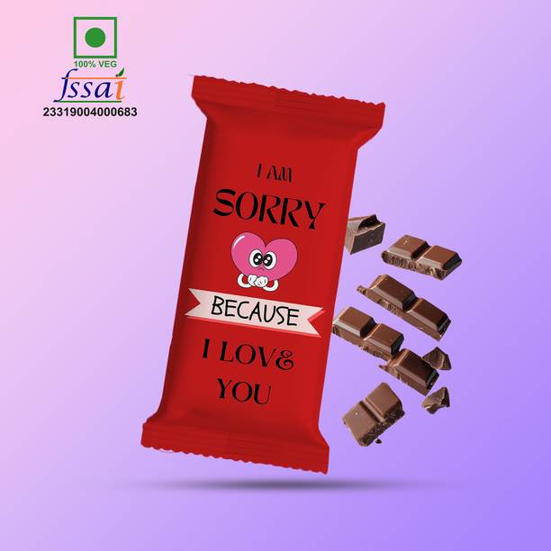 Chocoloony I’m Sorry Gift – Personalized Wrapped Dairy Milk Silk Chocolate Bar | Apology Bars