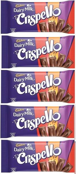 Cadbury Dairy Milk Crispello Chocolate Bar pack of 5 Bar Gift Pack