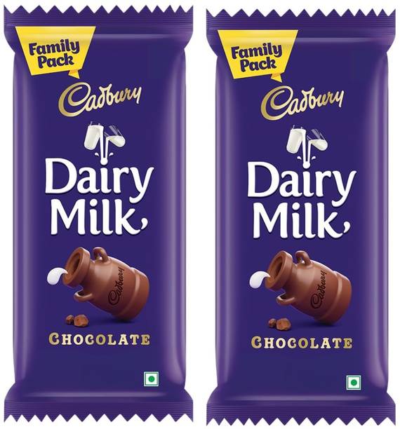 Cadbury Dairy Milk Chocolate Bar Family Pack pack of 2 Bars