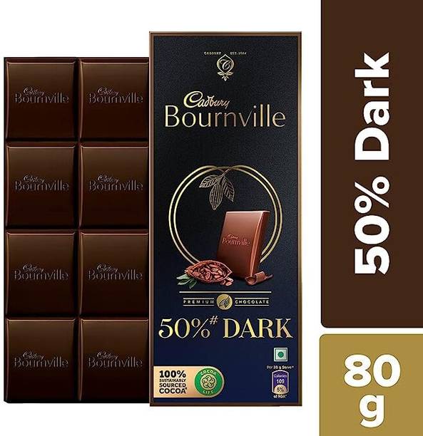 Cadbury Bournville Rich Cocoa Dark Chocolate Bar Bar Gift Pack
