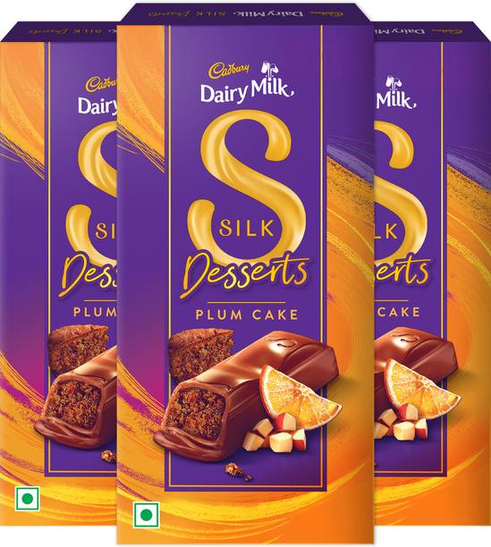 Cadbury Dairy Milk Silk Desserts Plum Cake Chocolate Bars