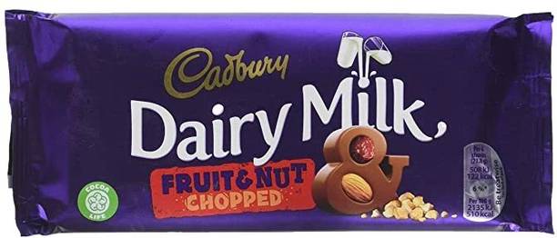 Cadbury Dairy Milk Fruit & Nut Chocolate Bar, Bars