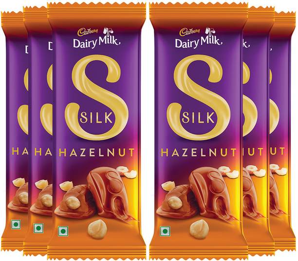 Cadbury Dairy Milk Silk Hazelnut Chocolate Bars