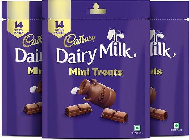 Cadbury Dairy Milk Mini Treats Chocolate Bars