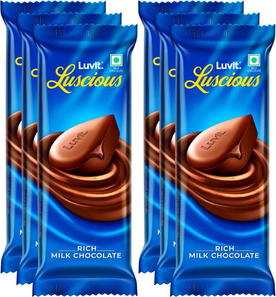 LuvIt Luscious Milk Chocolate | Multipack | Deliciously Smooth Bars