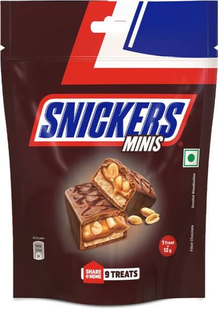 SNICKERS Shareable Bites Peanut Chocolate Pack Bars