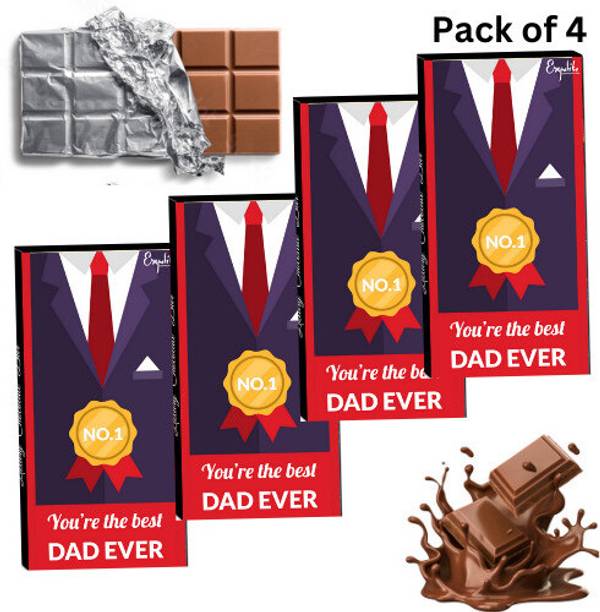 Expelite Fathers Day Chocolate Gift Box,35 Grams Each (PACK OF 3) fathers day hamper Bars