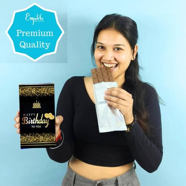 Expelite Return gifts for birthday Pack of 6 (35g Each ) Birthday chocolate Gift Bars