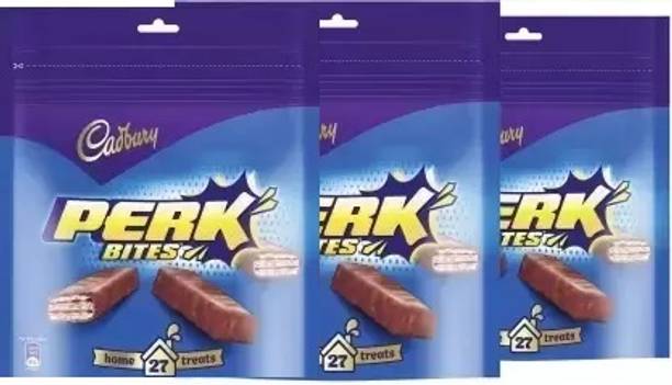 Cadbury Perk Chocolate coated wafer Home Treats, Crackles Gift Pack