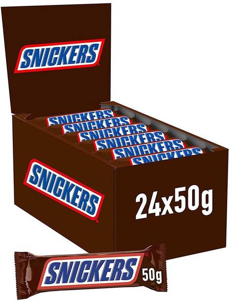SNICKERS Fully Loaded With Peanut Filled With Caramel (PACK OF 24) (IMPORTED FROM USA) Bars