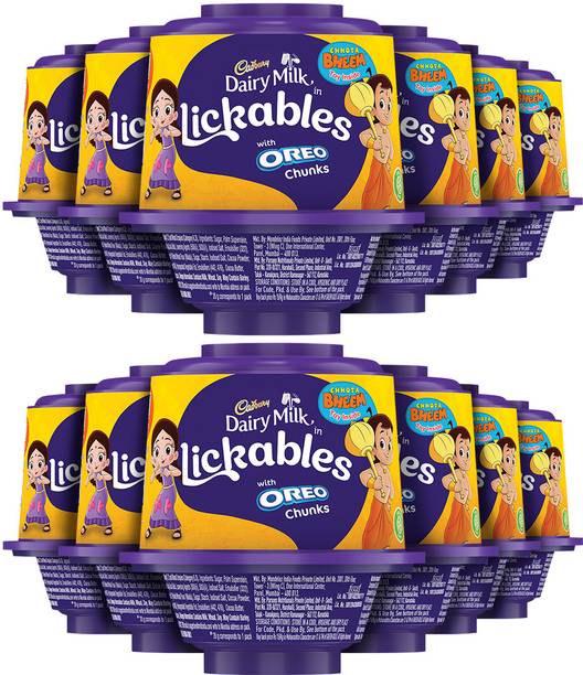Cadbury Dairy Milk Lickables with Oreo Chunks Milk Chocolate Fudges