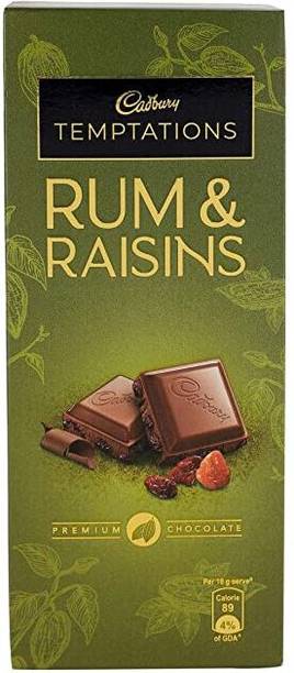 Cadbury Temptation Rum and Raisin Chocolate Bar Gift Pack