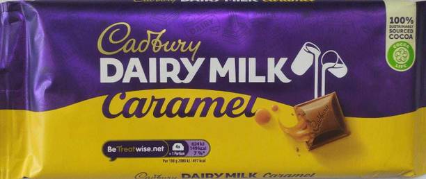 Cadbury DAIRY MILK CARAMEL CHOCOLATE IMPORTED MADE IN UK Bars