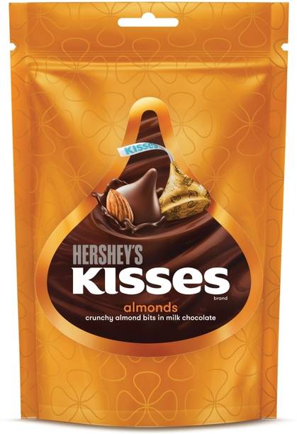 Hershey'S Kisses Almonds | Melt-in-mouth Chocolates| Individually Wrapped Truffles