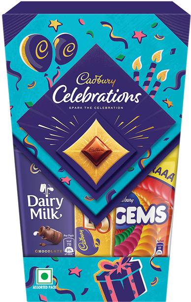 Cadbury Celebrations Assorted Chocolate Birthday Bar Gift Pack