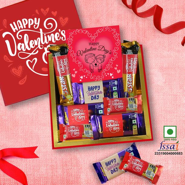 Chocoloony Valentine day Special Chocolate Gift For Girlfriend, Wife, Friends, Loved Ones Paper Gift Box