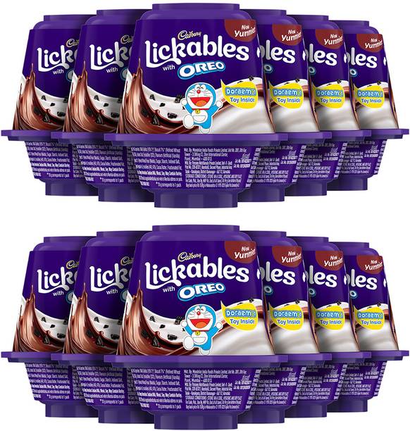 Cadbury Dairy Milk Lickables with Oreo Chunks Milk Chocolate Fudges