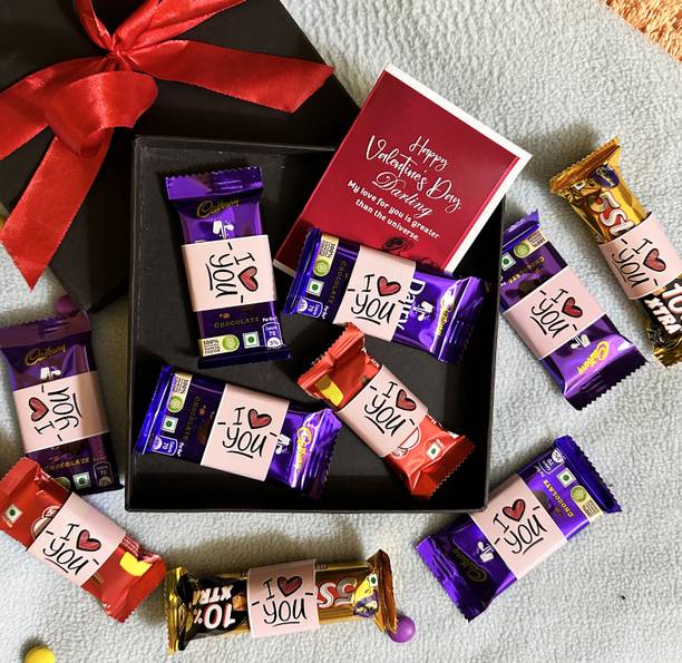 OddClick valentine's gift for girlfriend boyfriend wife husband chocolate gift box Paper Gift Box