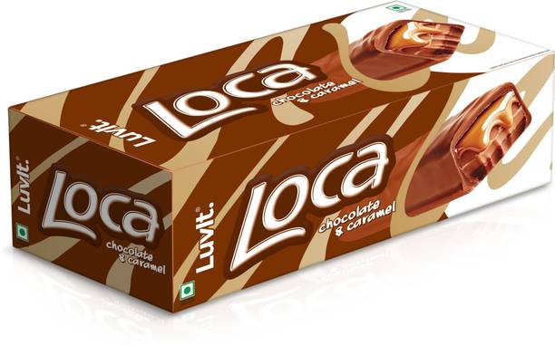 LuvIt Loca Chocolate Caramel Bar with Nougat Bars