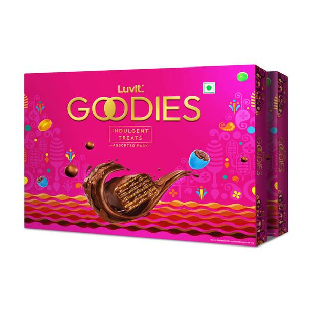 LuvIt Goodies Chocolates Treat Gift Pack | For Birthday, Rakhi, Diwali Occasions | Truffles Gift Pack