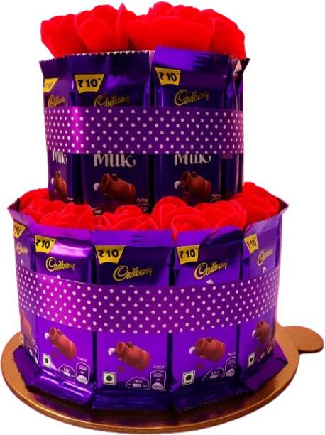 Cadbury Dairy Milk Chocolates | Tissue Flower | Combo Bars
